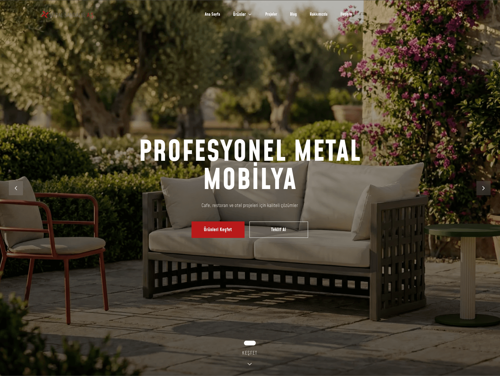 Metal Sandalye AŞ proje gorseli